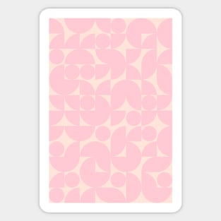 Soft Geometric Pattern - Shapes #1 Sticker